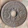 Монета 5 сантимов. 1918 год, Франция.