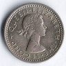 Монета 3 пенса. 1962 год, Новая Зеландия.