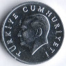 Монета 1 лира. 1989 год, Турция.