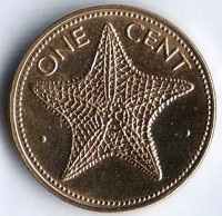 Монета 1 цент. 1974 год, Багамские острова.