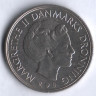 Монета 1 крона. 1989 год, Дания. R;B.