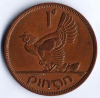 Монета 1 пенни. 1949 год, Ирландия.
