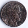 Монета 3 ригсбанкскиллинга. 1842(K//FF) год, Дания.