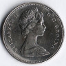 Монета 50 центов. 1969 год, Канада.