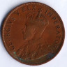 Монета 1 пенни. 1934 год, Южная Африка.