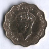 1 анна. 1943(c) год, Британская Индия.