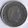 Монета 2-1/2 гульдена. 1980 год, Нидерланды.
