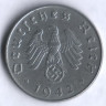 Монета 10 рейхспфеннигов. 1942 год (D), Третий Рейх.
