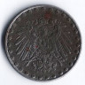 Монета 10 пфеннигов. 1921 год (A), Германская империя.