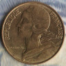 Монета 20 сантимов. 1985 год, Франция.