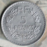 Монета 5 франков. 1949 год, Франция. 