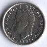 Монета 10 песет. 1983 год, Испания.