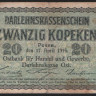 Бона 20 копеек. 1916 год, Познань (Германская оккупация Польши).