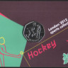 Монета 50 пенсов. 2011 год, Великобритания. Хоккей на траве.