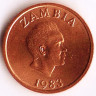 Монета 2 нгве. 1983 год, Замбия.