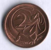 Монета 2 цента. 1983 год, Австралия.