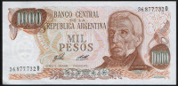 Бона 1000 песо. 1976 год, Аргентина.