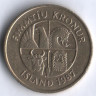 Монета 50 крон. 1987 год, Исландия.