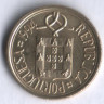 Монета 1 эскудо. 1994 год, Португалия.