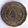 Монета 20 сентаво. 1997 год, Мексика.