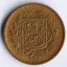 Монета 5 марок. 1950(H) год, Финляндия. 