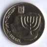Монета 10 агор. 1985 год, Израиль.