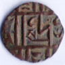 Монета 1/2 рупии. 1835-1885 годы, Бутан.