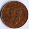 Монета 1 пенни. 1946 год, Южная Африка.