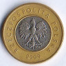 Монета 2 злотых. 2009 год, Польша.