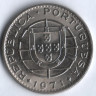 Монета 20 эскудо. 1971 год, Ангола (колония Португалии).