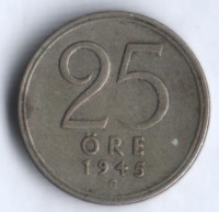 25 эре. 1945(G) год, Швеция.