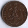 Монета 2 сентаво. 1941 год, Мексика.