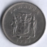 Монета 20 центов. 1969 год, Ямайка.