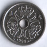 Монета 1 крона. 1999 год, Дания. LG;JP;A.