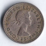 Монета 3 пенса. 1958 год, Новая Зеландия.