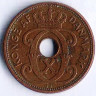 Монета 1 эре. 1933(N;GJ) год, Дания.