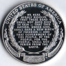 Монета 1 доллар. 2009(P) год, СШA. Авраам Линкольн.