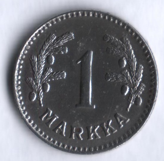 1 марка. 1948 год, Финляндия.