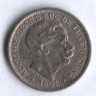 Монета 10 сантимов. 1901 год, Люксембург.