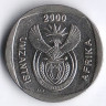 Монета 2 ранда. 2000 год, ЮАР. UMZANSTI AFRIKA.