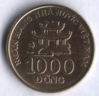 Монета 1000 донгов. 2003 год, Вьетнам (СРВ).