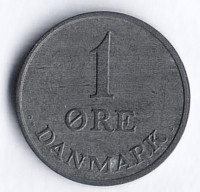 Монета 1 эре. 1960 год, Дания. C;S.
