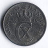 Монета 1 эре. 1945(N;S) год, Дания.