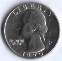 25 центов. 1970(D) год, США.