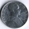 Монета 5 лир. 1953 год, Ватикан.