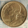 Монета 5 сантимов. 1975 год, Франция.