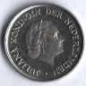 Монета 25 центов. 1979 год, Нидерланды.