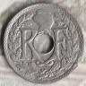 Монета 5 сантимов. 1922 год, Франция. 