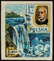 Мини-блок. "Международная филателистическая выставка CAPEX '78, Торонто". 1978 год, Польша.