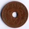 Монета 2 эре. 1927(N;GJ) год, Дания.